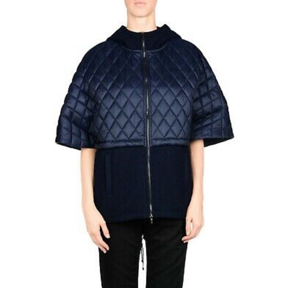 Stefanel Wool and Nylon Cape Coat